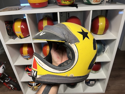 bultaco motorcycle helmet Bultaco Pursang MK15 250cc original Bultaco and Toni Elias helmet in  Motoclassic66